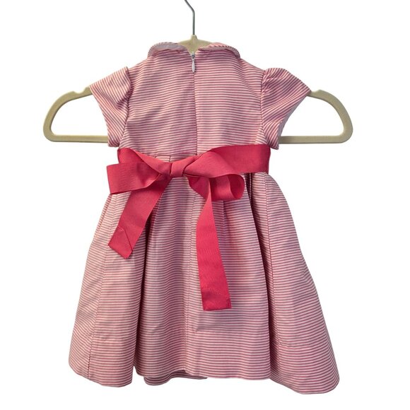 Florence Eiseman Striped Fit & Flare Belted Dress Size 18 months - Picture 2 of 4